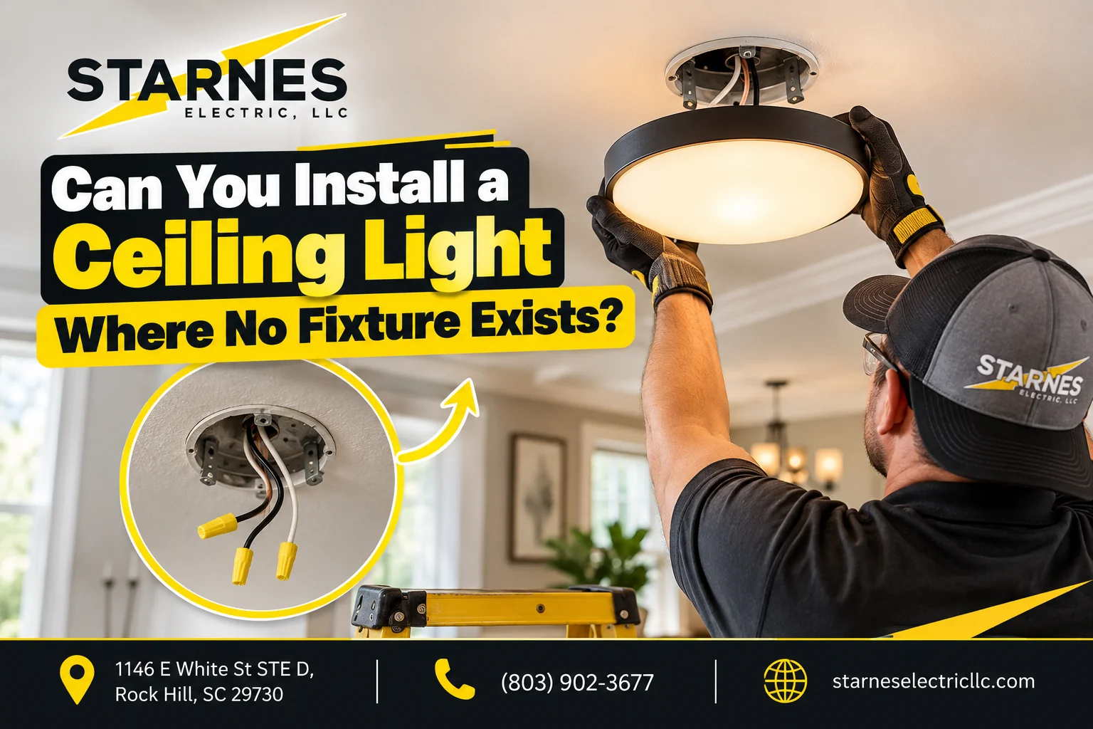 Can You Install a Ceiling Light Where No Fixture Exists