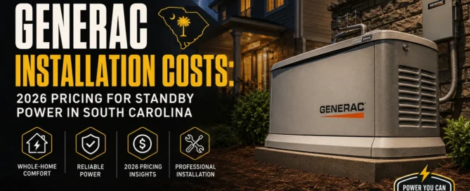 Generac Installation Costs 2026 Pricing for Standby Power in South Carolina