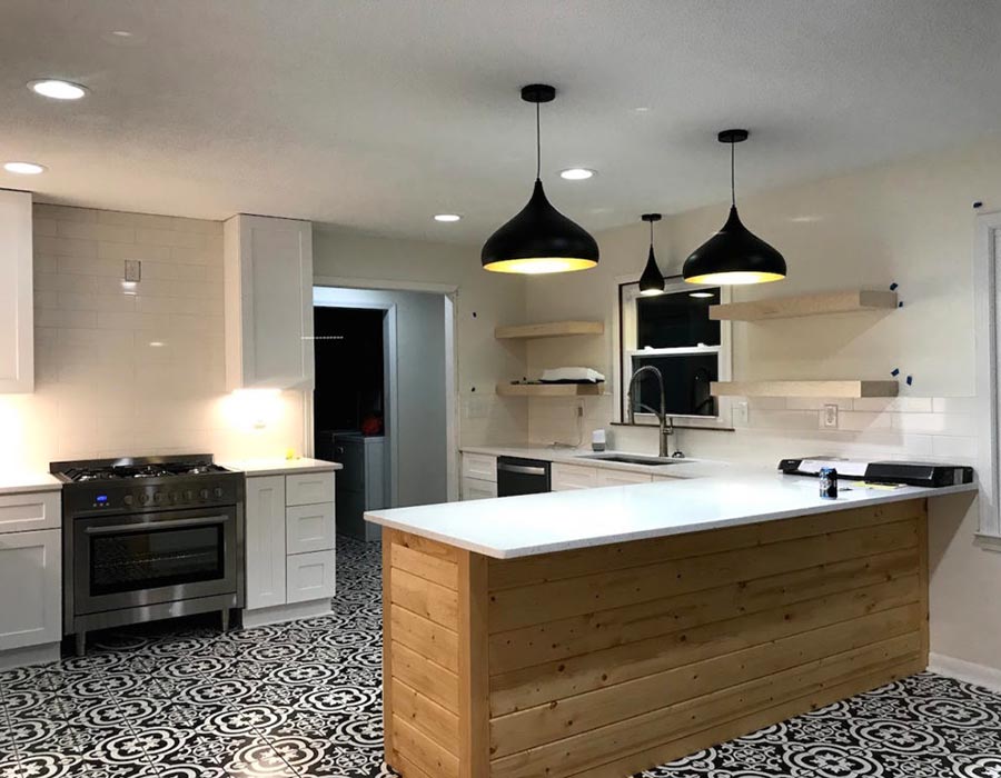 Starnes Electric | York County | pendant lighting in kitchen