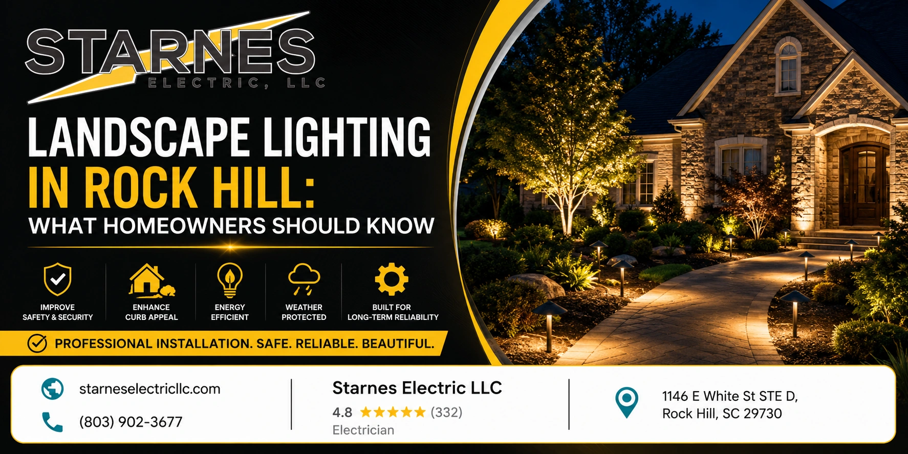 Landscape Lighting in Rock Hill What Homeowners Should Know