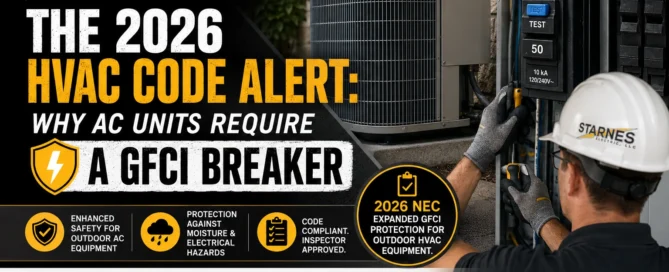 The 2026 HVAC Code Alert Why AC Units Require a GFCI Breaker