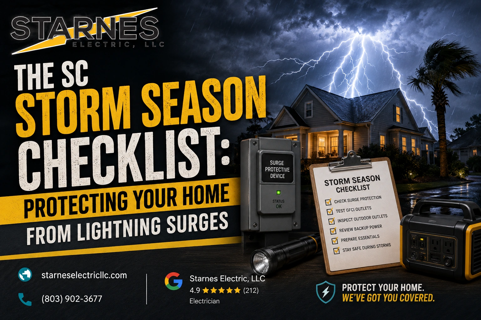 The SC Storm Season Checklist Protecting Your Home From Lightning Surges