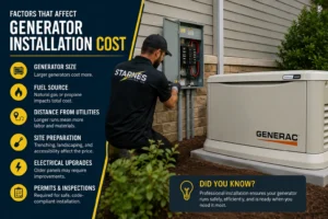 How Much Does Whole-Home Generator Installation Cost in Rock Hill, SC?
