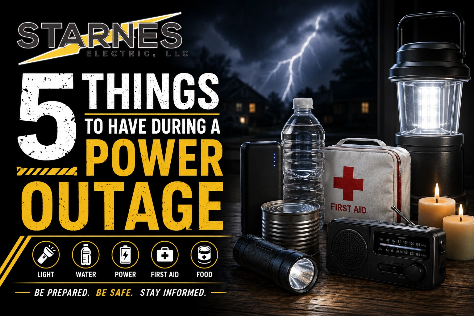 5 Things To Have During A Power Outage