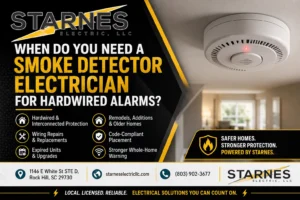 When Do You Need a Smoke Detector Electrician for Hardwired Alarms?